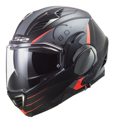 Casco Ls2 Rebatible Doble Visor 900 Valiant Ii Codex Mate