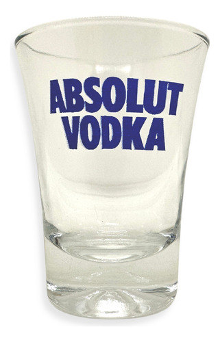Shot Diseño Absolut Vodka De Vidrio Colores 55ml Argentina