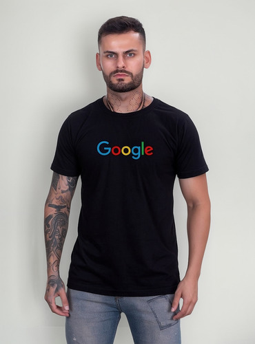 Camiseta Camisa Google Logo Internet Exclusiva