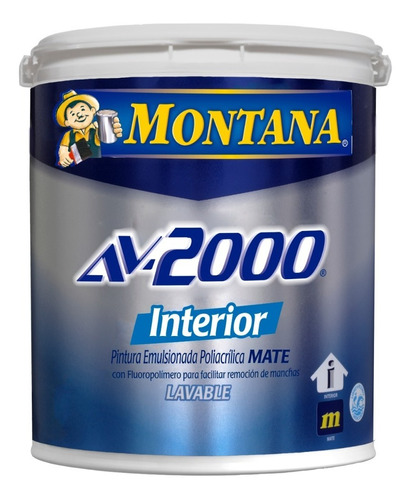 Pintura Montana Av-2000 Interior Blanco Galón