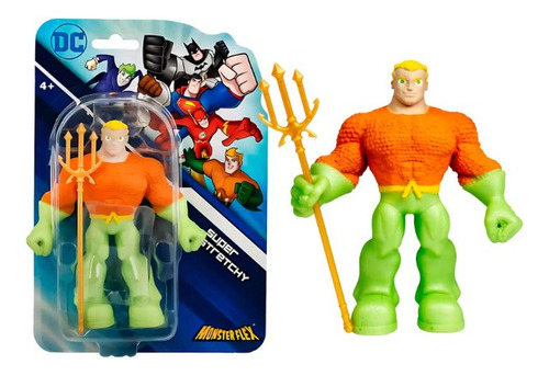 Muñeco Super Stretchy Monster Flex Dc Comics Varios Modelos