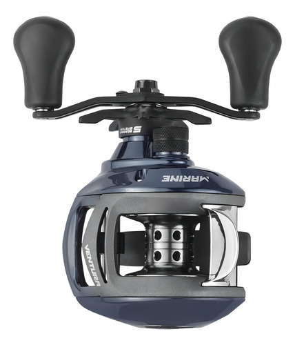 Reel Rotativo Marine Sports Ventura Vt5 Izquierdo Color Azul Azul Izquierdo