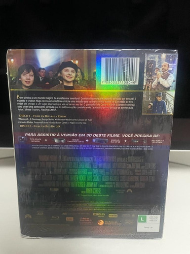 A Invenção De Hugo Cabret Edição 3d Limitada Bluray Lacrado (Usado)