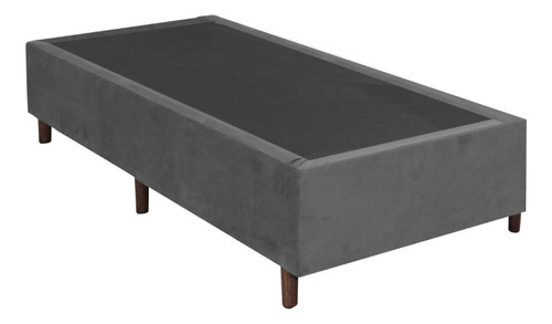 Base Box Universal Convencional Suede Veludo Cotele Gcwt