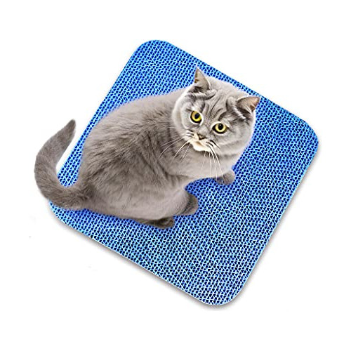 Heyooheloo Blue Cat Scratching Pad: Diseño Específico Para R