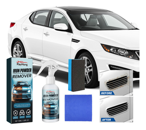 Eliminador De Óxido Para Pintura De Coche, Polvo Para Ruedas
