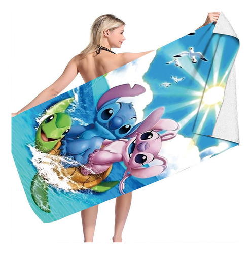 Toalla De Baño Lilo & Stitch, Toalla, Toalla De Playa Stitch