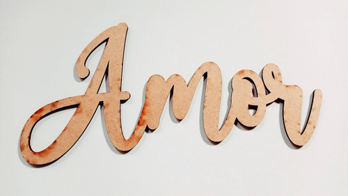 Imagem 8 de 8 de Palavras Para Decoração De Parede Em Mdf 3mm - 6 Unidades