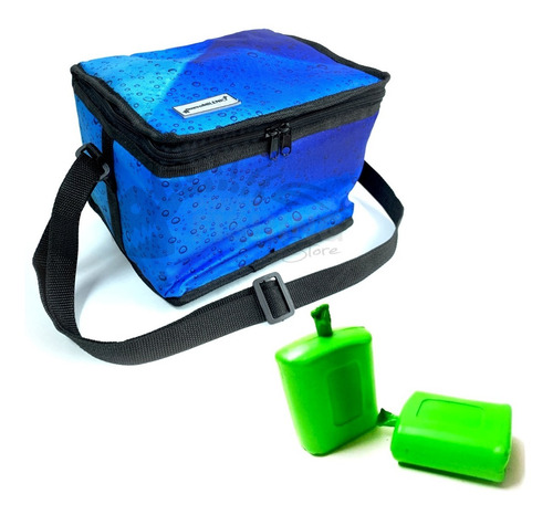 Imagen 3 de 10 de Lunchera Térmica Infantil Vianda Escolar + Gel Refrigerante