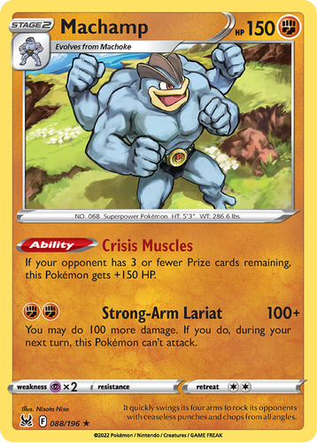 Machamp 088/196 Holo Lost Origin Sword & Shield