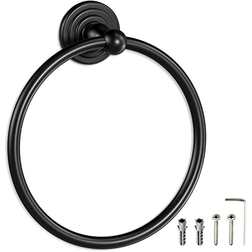 Toallero De Acero Inoxidable De Calidad Premium Negro M...