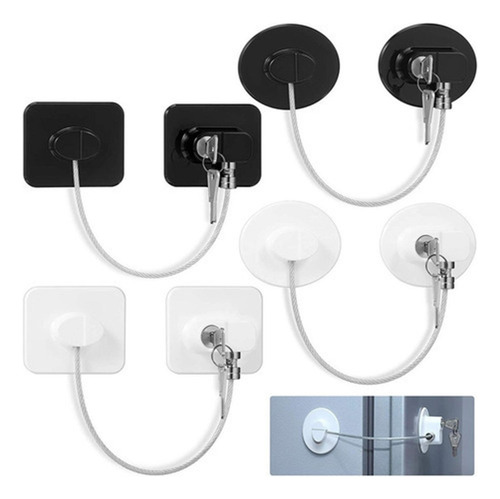 * 4pcs Heladera Heladera Cerrar Bloqueo Seguridad Para