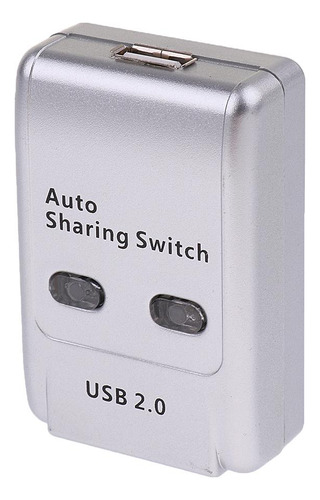 2 Puertos Usb 2.0 Switch Hub Pc Portátil Switcher Box Para