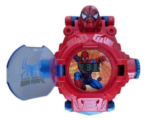 Reloj Spiderman Modelos Proyector, Luminoso Y Giratorio