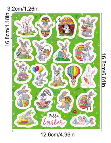 Pegatinas De Pascua For Tarjetas Calcomanías De Pared De Pa