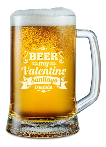 Chopp Personalizado: Beer My Valentine