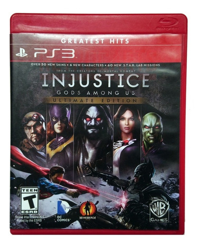 Injustice Ultimate Edition Playstation Ps3