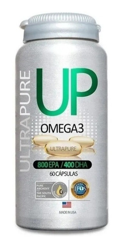 Imagen 1 de 3 de Omega 3 Up- Ultra Puré 60caps 800 Epa/400 Dha