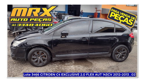 Sucata Citroen C4 Exclusive 2.0 Flex Aut 143cv 2013 Pecas