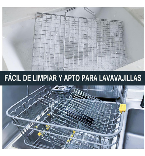Cesta De Grelha, Cesta De Aço Inoxidável Com Alça, Cesta De