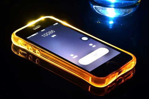 Bumper Case Flashing Led iPhone 6, 6s Varios Colores