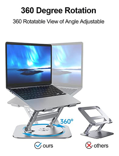 Soporte Para Laptop Mchose Para Escritorio, Base Giratoria