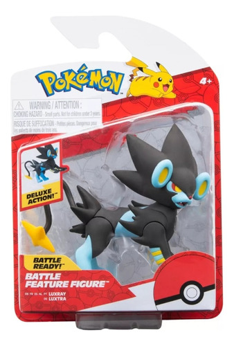 Figura Pokémon Luxray Battle Feature Figure Deluxe Action 