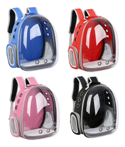 Mochila para mascotas Genérica Mochila Astronauta color rosa