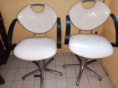 Imagen 2 de 5 de Sillas De Peluquería Barberia Modelo Ginebra