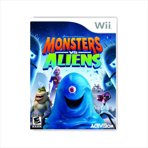 Jogo Monsters Vs. Aliens - Wii - Usado