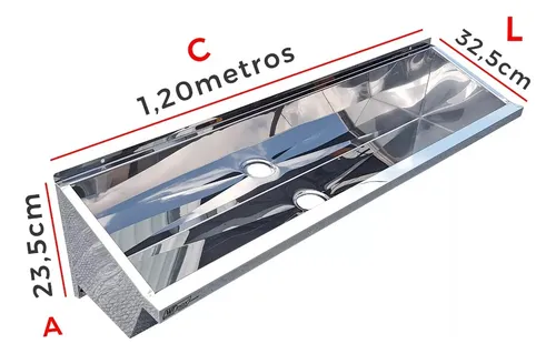 Lavatório Coletivo 1,20M