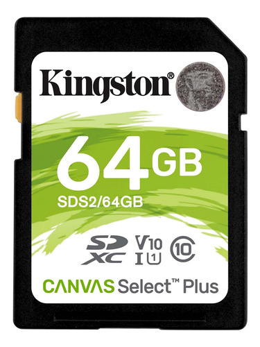 Kingston Memory 64gb Canvas Select Plus Uhs-i Sdxc Sds2/64gb