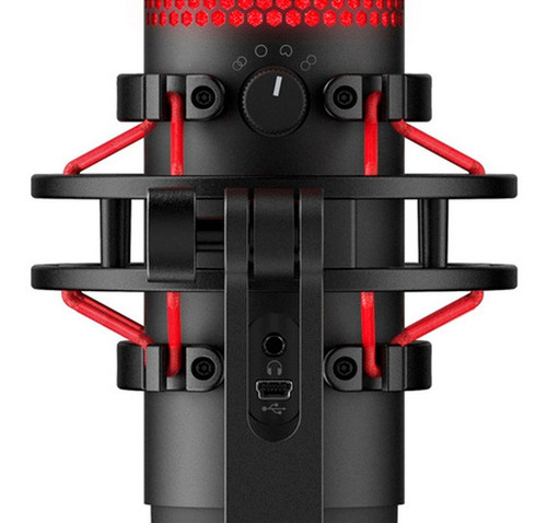 Imagen 5 de 7 de Microfono Pc Gamer Hyperx Quadcast Condensador Negro