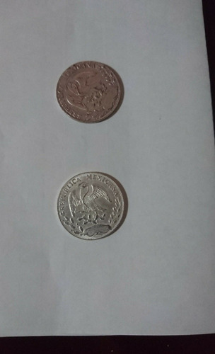 Dos Monedas De Plata 1882 