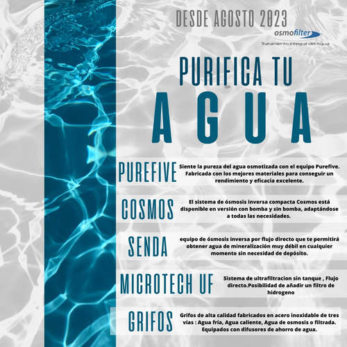 Filtro Agua Osmosis Inversa Por Flujo Directo Sin Deposito
