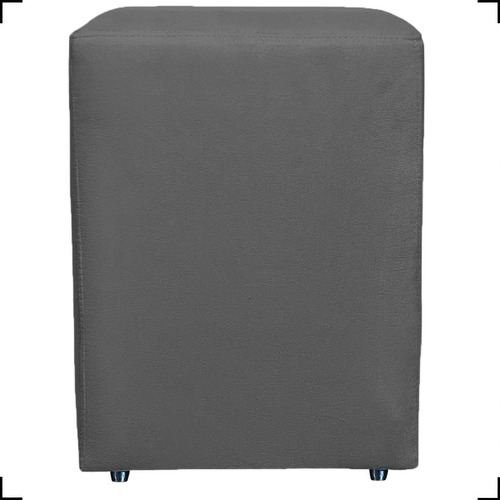 Kit 2 Puff Para Sala Quadrado Retangular Pequeno Decorativo