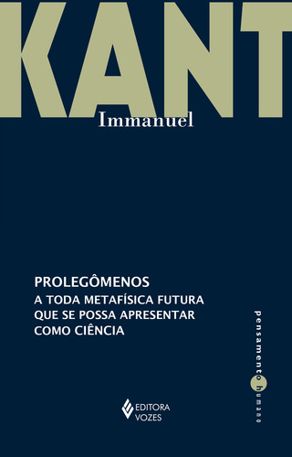 Livro Prolegômenos A Toda Metafísica Futura Que Se Possa Apresenta
