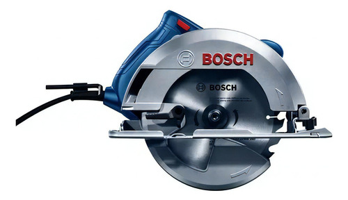 Sierra Circular Gks 150 Bosch 1500w 184 Mm + Bolso Adaptador Color Azul Frecuencia 50