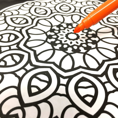 Juego De Mandalas Para Colorear Con Plumones Punta Cónica | Meses sin intereses Juego De Mandalas Para Colorear Con Plumones Punta Cónica | Meses sin intereses