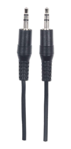 Imagen 5 de 10 de Cable Auxiliar Audio Macho Plug 3,5 1.8m Manhattan Backup