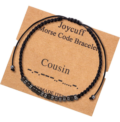 Joycuff Gifts For Cousins, Pulsera En Código Morse, Regalos