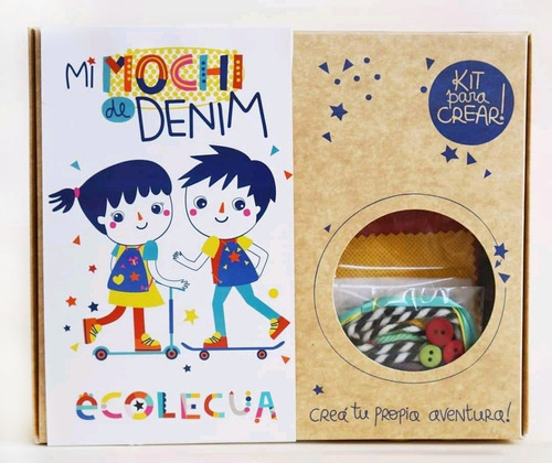 Kit Mi Mochi Denim Para Diseñar Y Crear Arte Infantil