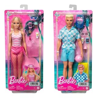 Muñeca Barbie La Película Día Playa Con Accesorios Surtido