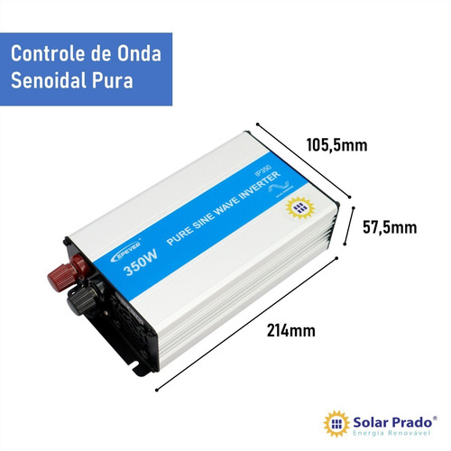 Inversor Senoidal Epever Ip350 - 350w 12v/110v Top De Linha