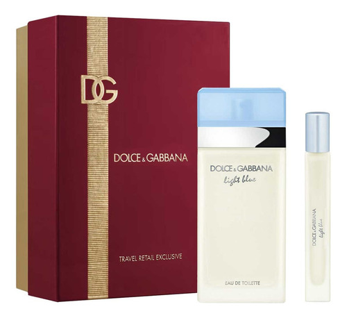 Dolce Gabana Light Blue Travel 2 Piezas Dama