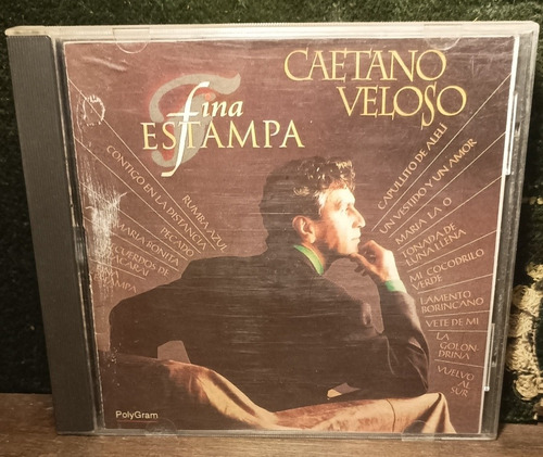 Cd Caetano Veloso Fina Estampa 1994.