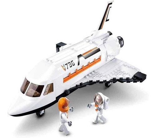 Blocos Montar Astronautas Ônibus Espacial Foguete 231 Pçs