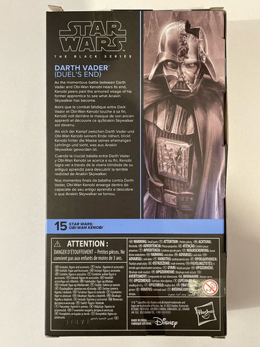 Battle Damaged Darth Vader Duels End Star Wars Black Series (Usado)