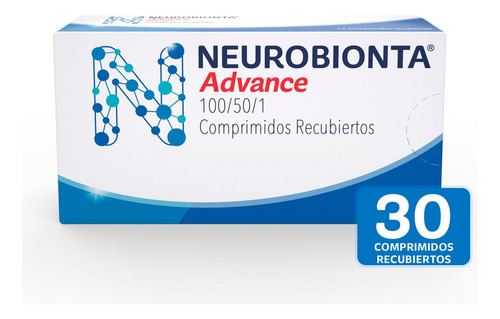 Neurobionta Advance 30 Comprimidos Vitaminas B1 B6 B12 Sabor Sin Sabor