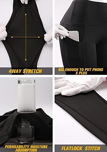 Leggins Deportivos Dama De Licra Con Bolsa Celular Gym